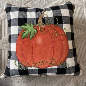Pumpkin pillow from HomeGoods.